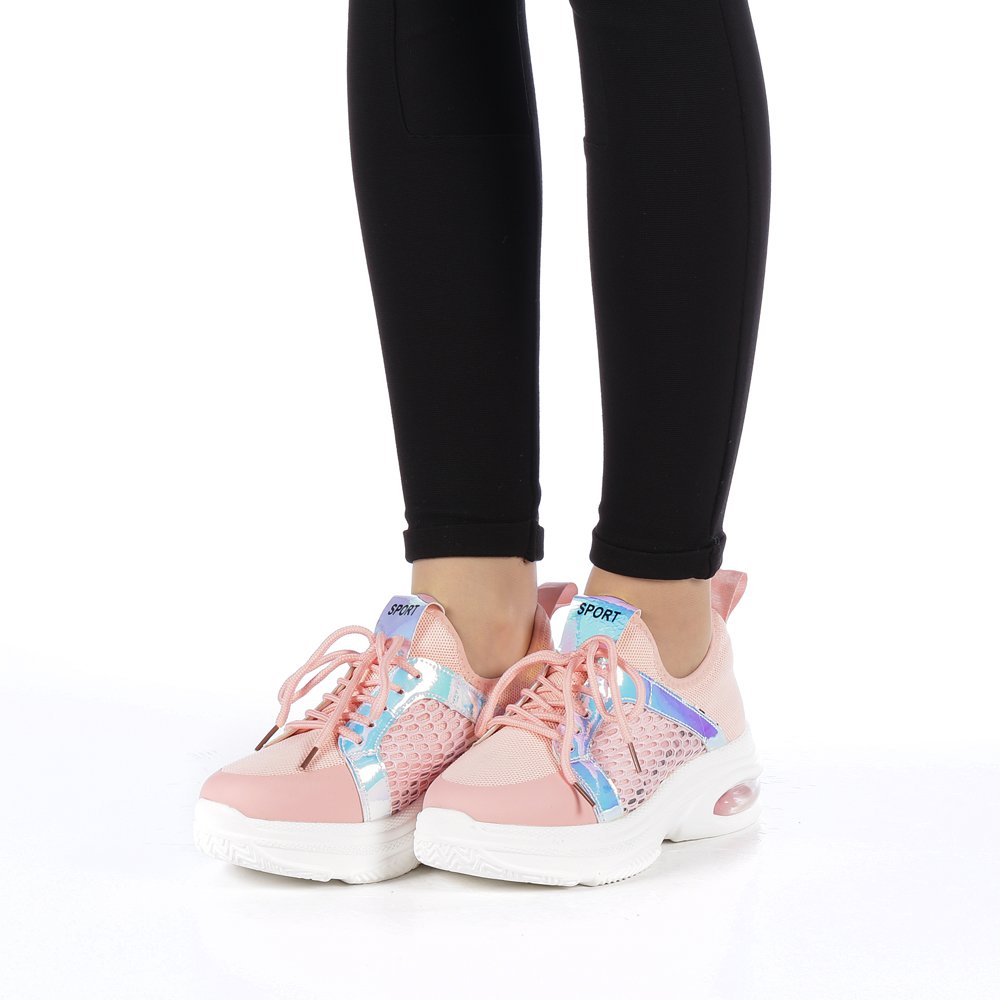 Pantofi sport dama Doina roz kalapod.net imagine reduceri